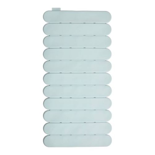 Munchkin Soft Spot Cushioned Bath Shower Mat with Built-In Suction to Prevent Slips - Slate