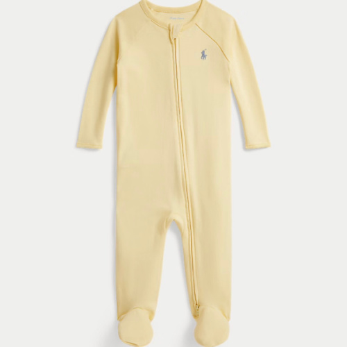 Cotton Interlock Footed Coverall
