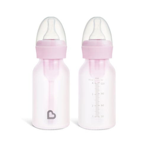 Bond® Silicone Glass Bottle 4oz or 8oz, 2pk | Munchkin