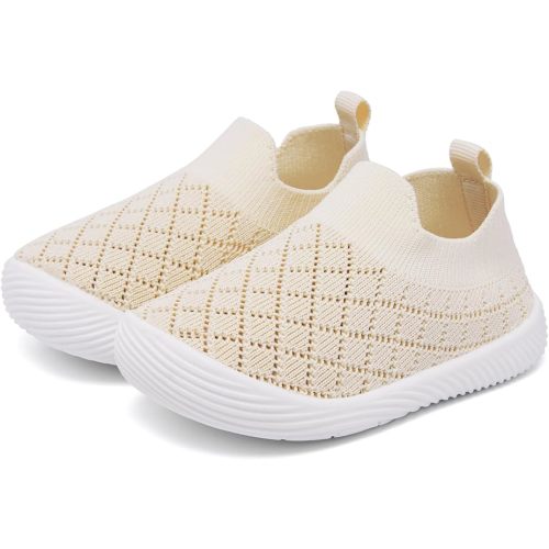 MORENDL Baby Toddler Walking Socks Non-Slip Breathable Unisex Casual Sneakers