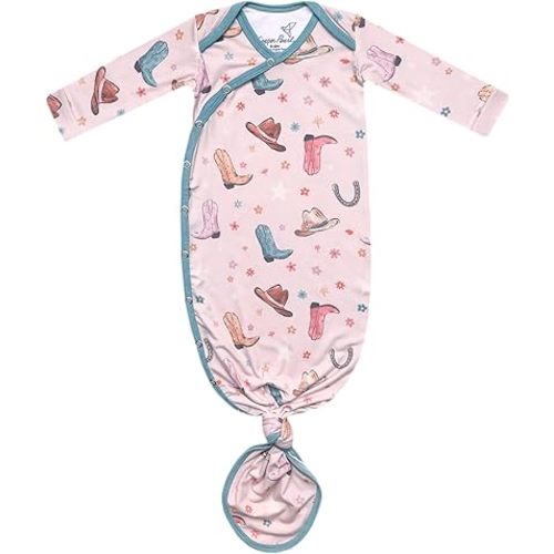 Copper Pearl Newborn Knotted Gown Cheyenne