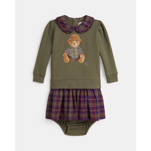 Polo Bear Fleece Dress & Bloomer