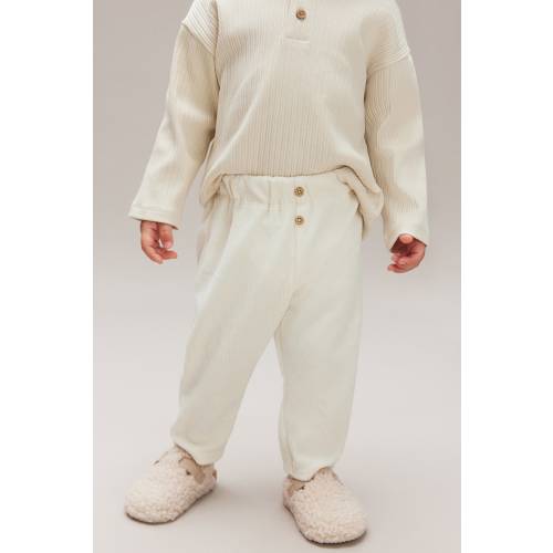 RIBBED VELOUR PANTS