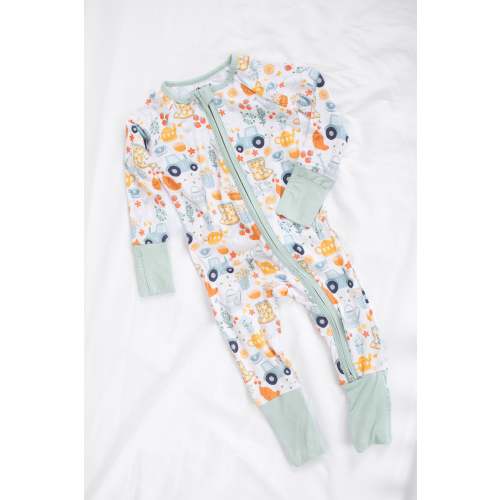 Spring on the Farm Baby Bamboo Zippy – American Farm Company