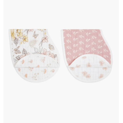 Aden + Anais 2-Pack Organic Cotton Burpy Bibs