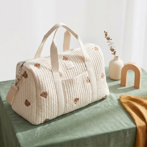 Diaper Bag with Shoulder Strap and Pockets