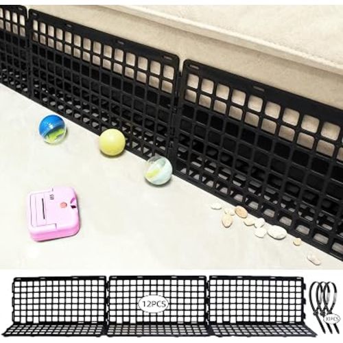 12 Pcs Under Couch Blocker for Bed Adjustable Furniture Plastic