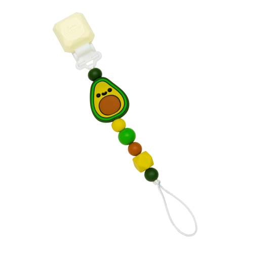 Gem Darling Pacifier Clip - Avocado