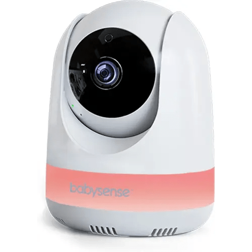 Babysense Add On Camera Video Baby Monitor MaxView, Remote Pan Tilt Zoom, Two-Way Talk-Back Audio, Long Range, Night Vision, RGB Night Light, Lullabies, Temperature Monitoring