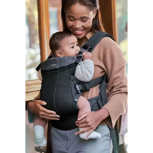 BabyBjorn Baby Carrier Harmony, 3D Mesh, Black