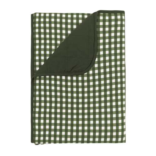 Toddler Blanket in Gingham Fir 1.0