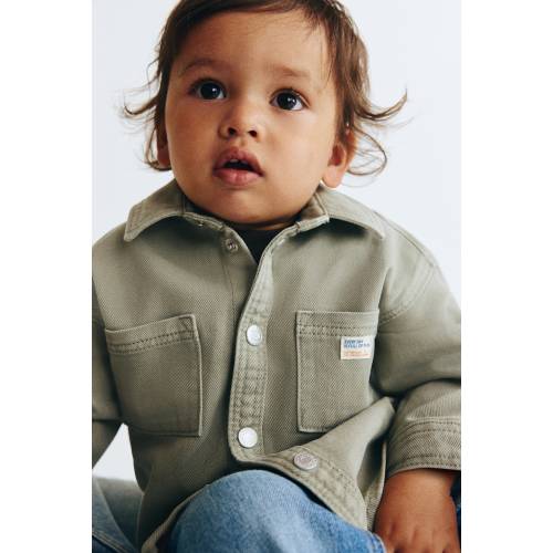 COTTON TWILL OVERSHIRT