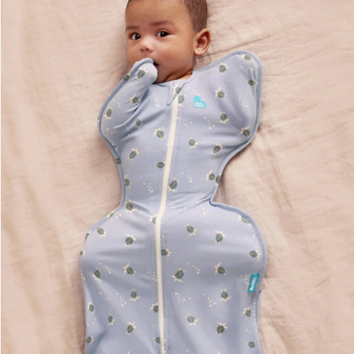 Swaddle Up™ 1.0 TOG Cotton Mist Blue Turtally