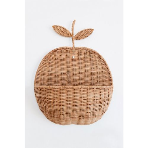 Roan Iris Apple Wall Basket