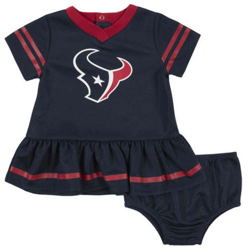 2-Piece Baby Girls Houston Texans Dress & Diaper Cover Set, 6-12 months