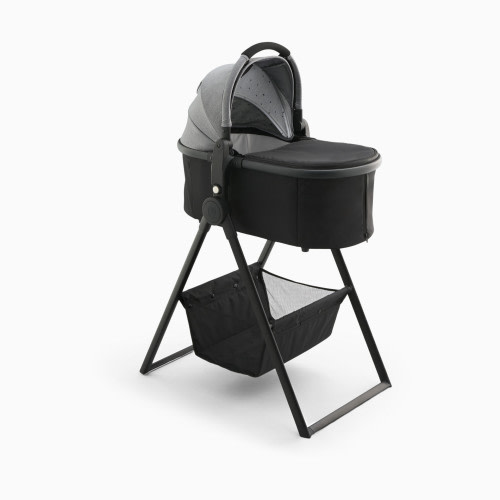 Mockingbird Bassinet 3.0 + Bassinet Stand Bundle - Heather Grey