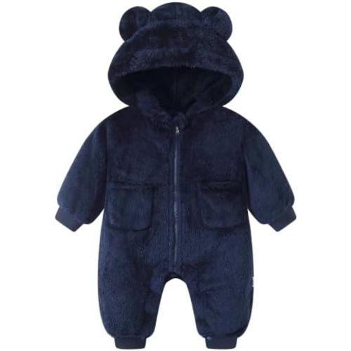 Toddler Winter Coat Baby Snowsuits Fleece Jacket Outerwear Clothes