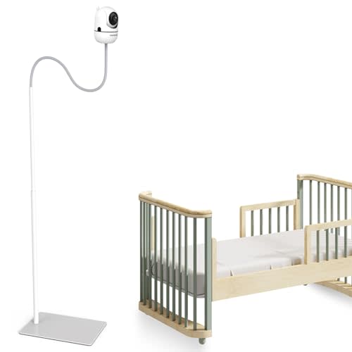 HelloBaby Baby Monitor Floor Stand - Adjustable Height Camera Mount for HB6550/ Plus/ HB6560/ HB65/ HB6148/ HB6351/ HB40/ HB6339 & More Model, Stable Base, No-Drill Installation, Wall-Safe Holder