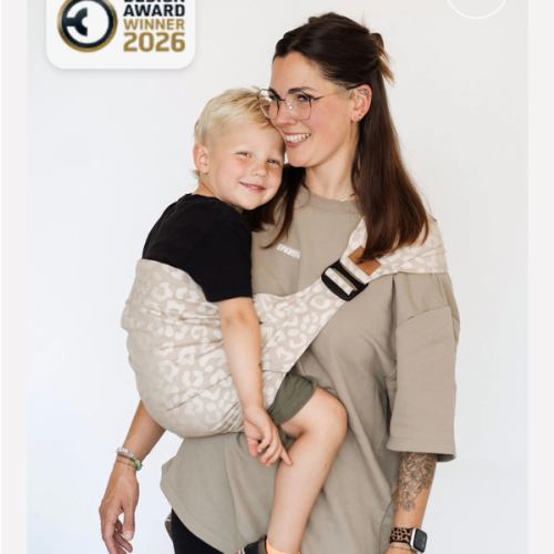 Qookie Go - Hip Carrier - Leo Beige