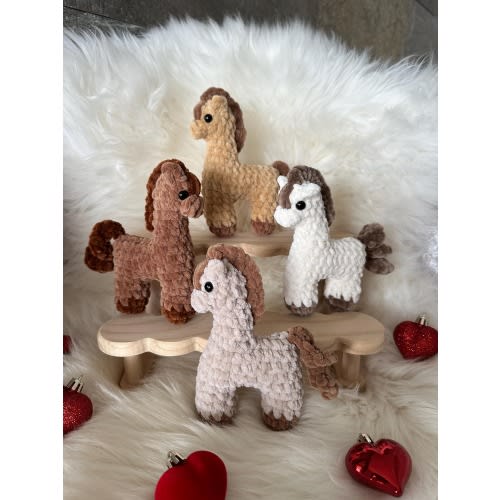 CROCHET PATTERN "Horse". English PDF pattern. Amigurumi toy. Plushies. Stuffed animals. No-sew Christmas gift for baby.