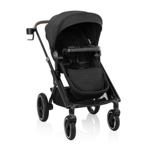 Evenflo Transformer Stroller and Wagon - Pitch Black: Folds for Easy Transport, Modular, EVA Tires