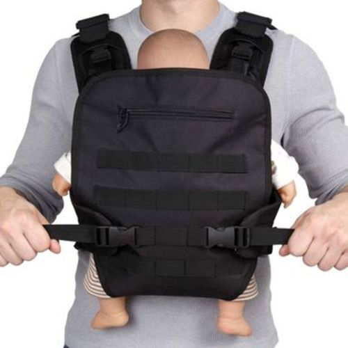 Tactical Baby Carrier for Men – Military-Inspired Baby Vest for Dads - Adjustable Fit, MOLLE Compatible