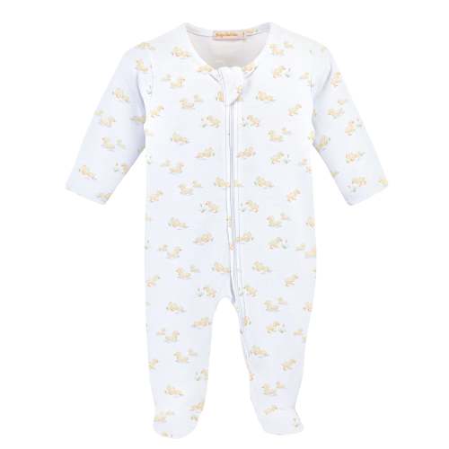 Tiny Baby Ducks Zipped Footie