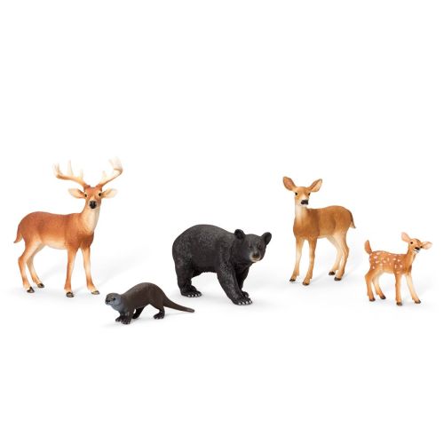 5-Piece North American Woodland Bundle 77727 | Schleich USA Inc.