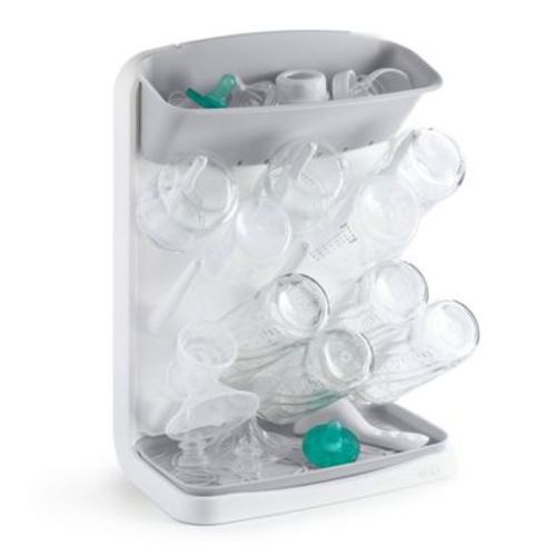 Ubbi Vertical Bottle Drying Rack - Space Saving - Gray