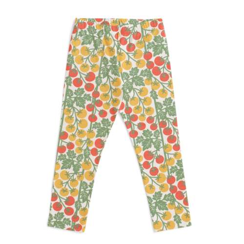 Baby Leggings - Tomato Vines Red & Yellow