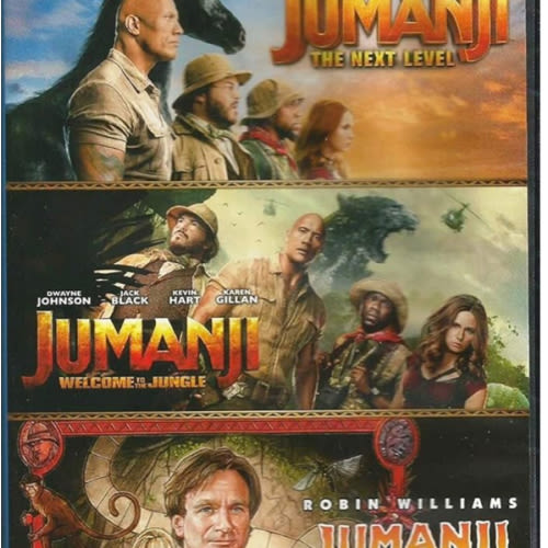 Jumanji (1995) / Jumanji: Welcome to the Jungle - Set / Jumanji: The Next Level - Set - DVD + Digital