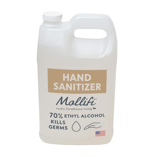 Hand Sanitizer Gel, 1 Gallon, Fragrance Free, PK-1, Mfr: MOL9747-12GAL-A