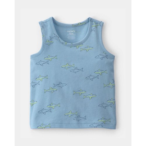 Baby Boy Shark Tank Top - Blue | Carter's