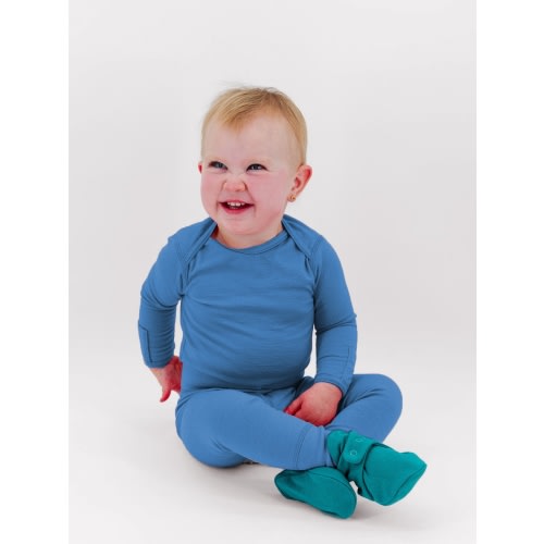 Iksplor Baby Long Sleeve | Soft, Washable Merino Wool Baselayer