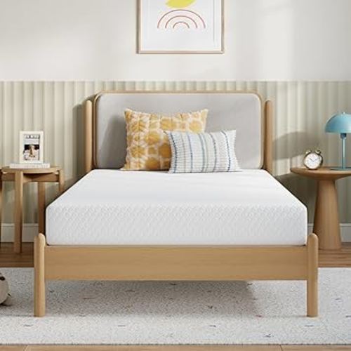 Novilla Twin Mattress 6 Inch, Twin Size Memory Foam Mattress for Kids with Breathable Comfort & High-Density Support Foam for Cool Touch & Enhanced Support Mattresses in a Box