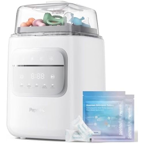 Papablic P8 Bottle Washer & Sterilizer & Dryer with 8 Bottles Capacity