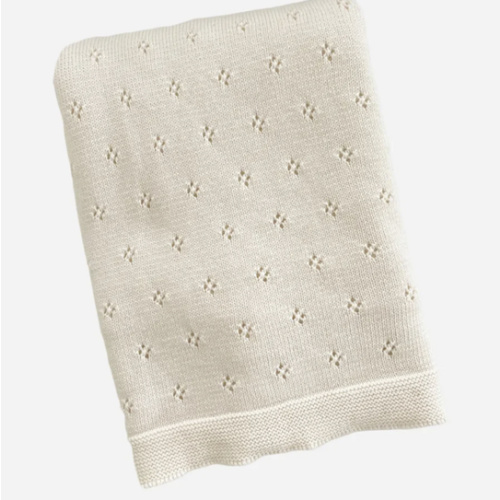 Cotton Heirloom Pique Blanket
