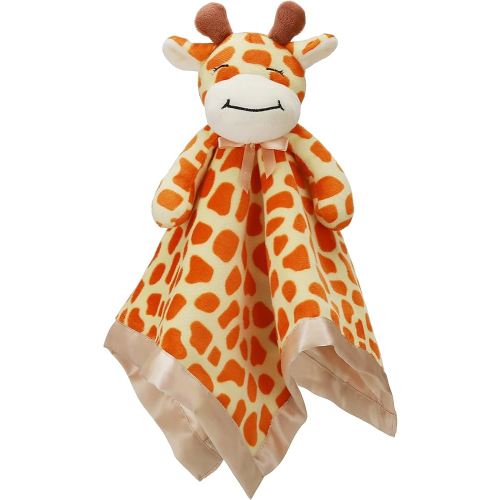 Pro Goleem Giraffe Loveys for Babies Soft Security Blanket Snuggle Toy Stuffed Animal Blanket Unisex Baby Lovie Baby Gifts for Infant and Toddler 16 Inch