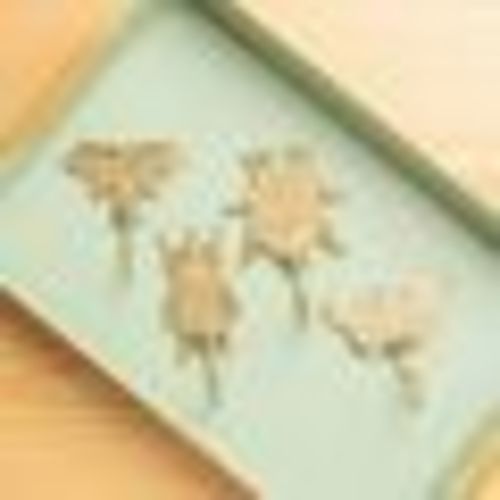 FOLK ART BUG HOOKS (S/4)