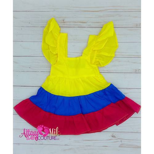 Ready to Ship. Colombia flag Clothing. Baby Colombia skirt . Colombia flag skirt.  flag skirt. Colombia clothing. Colombia. Colombia fashion