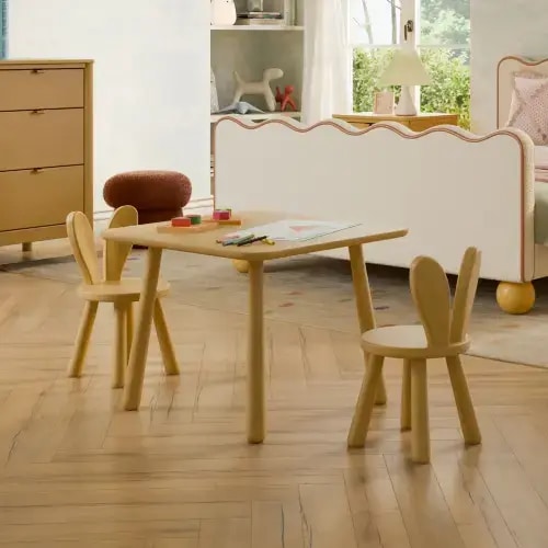 Babyletto Kids Hoppy Play Table & Chair Set