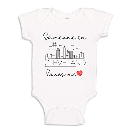 Someone Loves Me in Baby Bodysuit Infant One Piece for U.S. American Cities
