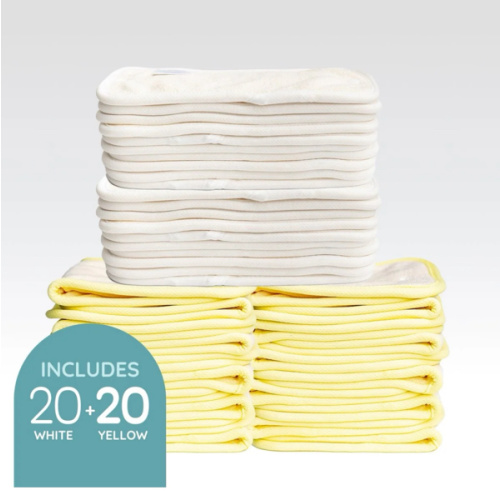 Full Time Newborn Absorbency Value Bundle (40 Pack) – Kinder Cloth Diaper Co.