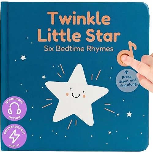 Cali's Books Twinkle Twinkle Music Book for Toddlers 1-3 Years Old