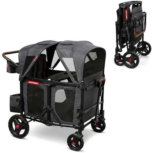 Voya Quad XT Baby Stroller Wagon - Gray
