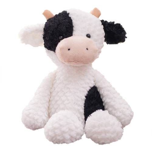 BINGLI Plush Toys Plush Toy Plush Stuffed Animal Doll Cute Cartoon Cow Soft Toys for Kids Soft and Skin Friendly Toy for Your Baby