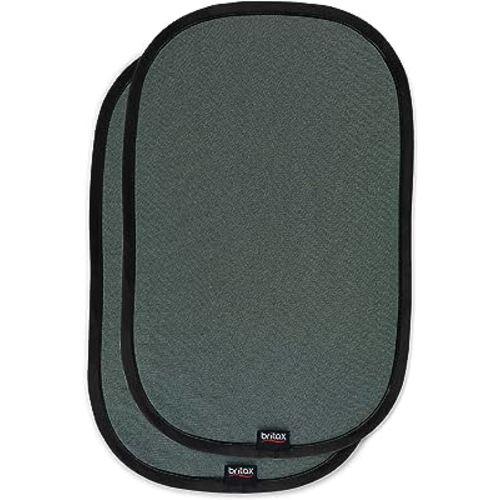 Britax EZ-Cling Car Window Sun Shades, 2 Pack | UPF 30+ Protection, Glare and Heat + Easy Install and Removal