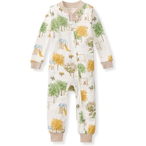 Burt's Bees Baby Unisex Footless Sleepers, 100% Organic Cotton, One-piece PJs, Zip Up Jumpsuit, Snug Fit Pajamas