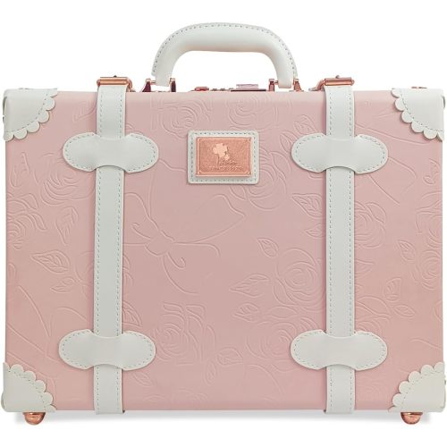 Unitravel Baby Keepsake Case, Handmade Memory Storage Box, Newborn Keepsake Box, Vintage Suitcase for Baby Shower, Baptism, Naming Ceremony or Birthday