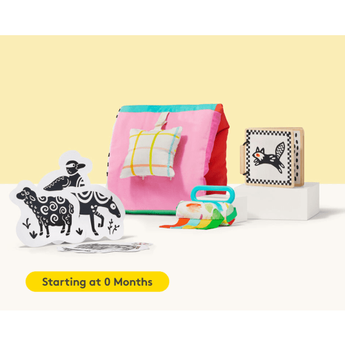 LOVEVERY | Explore on the Floor Mini Kit | Sensory Toys for 0+ Months Old